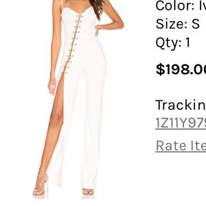 Hours Alba jumpsuit Revolve cut out